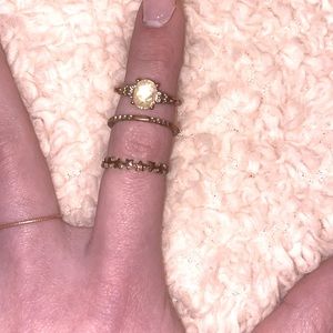 3 piece random ring set